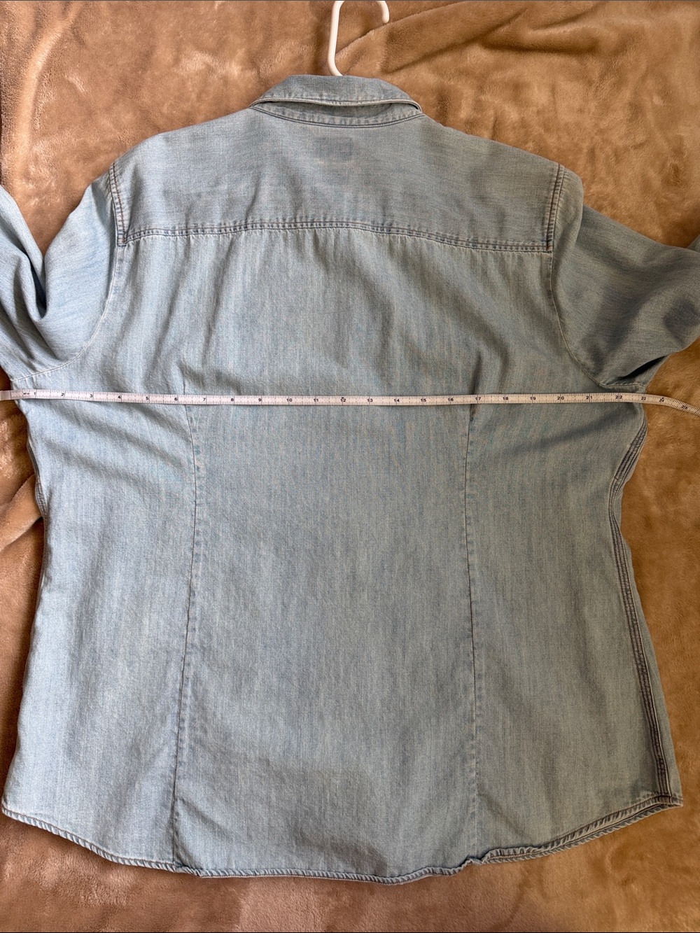 J. Crew Light Blue Denim Button-Down Shirt - Picture 4 of 6